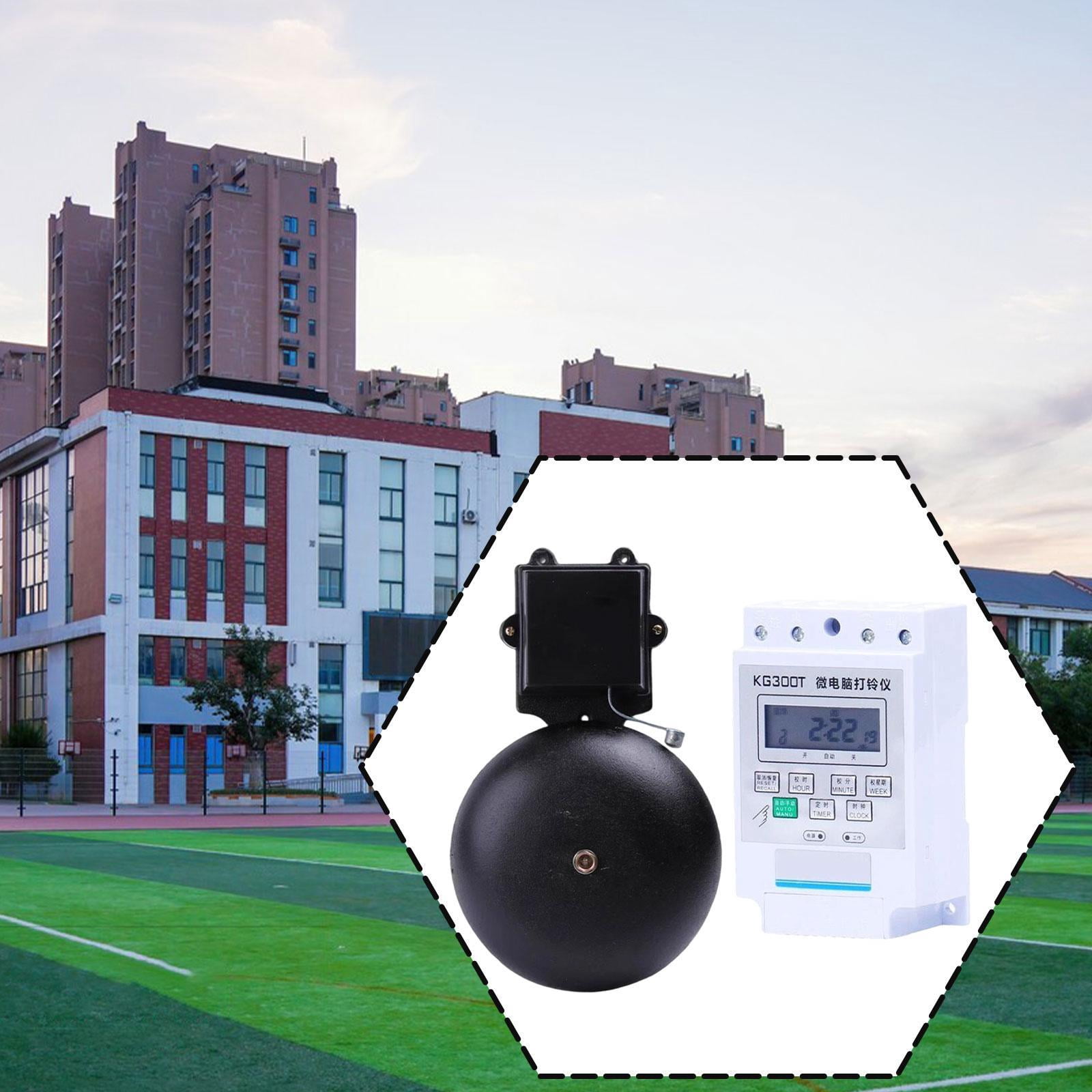 Electric Bell Cast Iron Doorbell School Bell Rustproof Material Suitable for Factory Institution Warehouses Large Areas