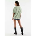 thumbnail image 6 of MOYIKO Oversized T Shirts for Women Short Sleeve Loose Fit Crewneck Tees Summer Tops, 6 of 7