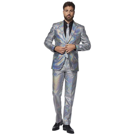 OppoSuits Men's Suits Discoballer - US 52 Multicolor
