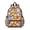 Baseballs and Softballs Red Pattern, variant on Baseballs and Softballs Red Pattern Cute School Backpack with Padded Back and Adjustable Shoulder Straps 13.4"x11"x4.7"