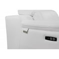 thumbnail image 4 of Mod Winter White Italian Leather Recliner Chair, 4 of 8