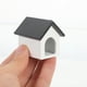 thumbnail image 2 of Set de casita de perro en miniatura con comedero y comida para perros, accesorios para casa de muñecas, 2 of 7
