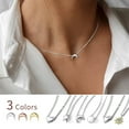 thumbnail image 4 of ChicSilver Moon Necklaces for Women 925 Sterling Silver Pendant Necklace Dainty Jewelry Gift for Valentines Day, 4 of 7