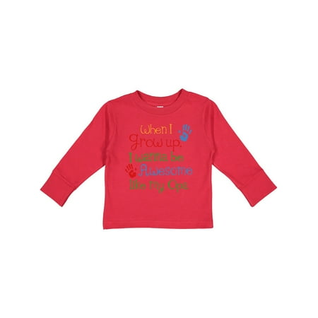 

Inktastic Awesome Like My Opa Gift Toddler Boy or Toddler Girl Long Sleeve T-Shirt