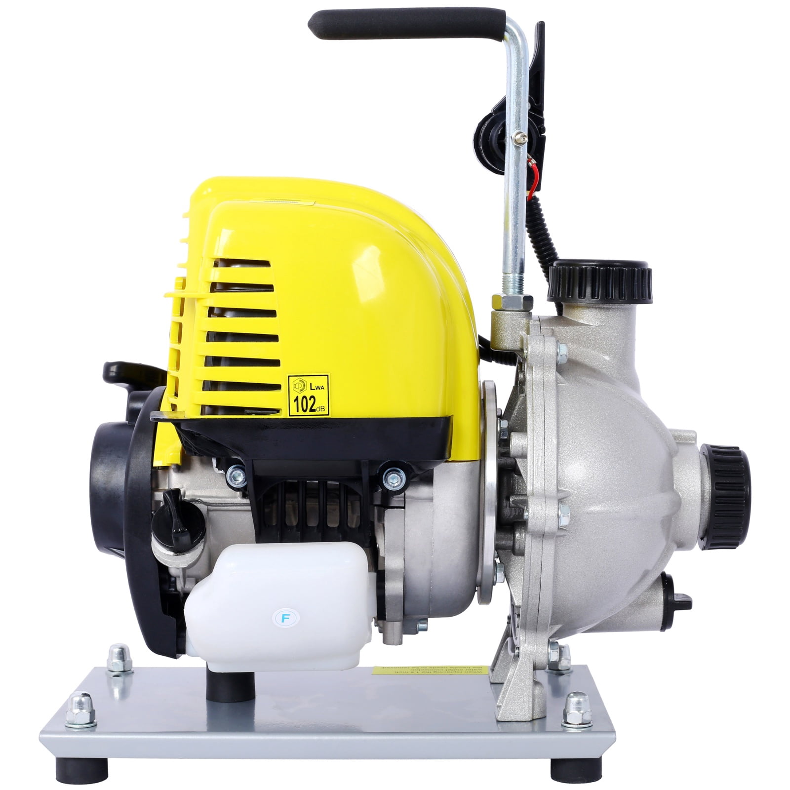 38CC 4-Stroke Gas Water Pump, 1.5" Commercial Grade Portable Pump, 8000L/H Flow, 30M Max Lift for Flood Control, Irrigation & Drainage (8500RPM)