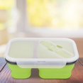 thumbnail image 2 of Red&Green 1L Food Storage Container, Lunch Box, For Office Camping Meal Outdoor Travel, 2 of 8