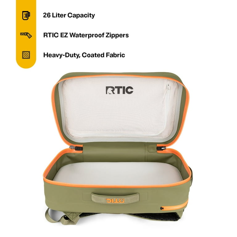 RTIC Ultra-Dry Backpack, Waterproof, Laptop Compartment, 26 Liters