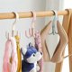 thumbnail image 3 of 3pcs Rotatable Coat Hooks Four Claw Hooks Hanging Hats Hanging Bags 5.51lbs(MAX), 3 of 4