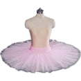 thumbnail image 3 of WENDYWU Women Professional Swan Ballet Tutu Skirt Hard Organdy Platter Performance Leotard Skirt, 3 of 5