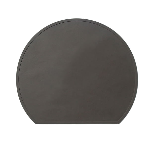 Tapete de mesa suave de secado de silicona resistente al calor platos de drenaje impermeables protección de cojín manteles individuales antideslizantes almohadilla para el hogar gris oscuro Kearding HA012176-06