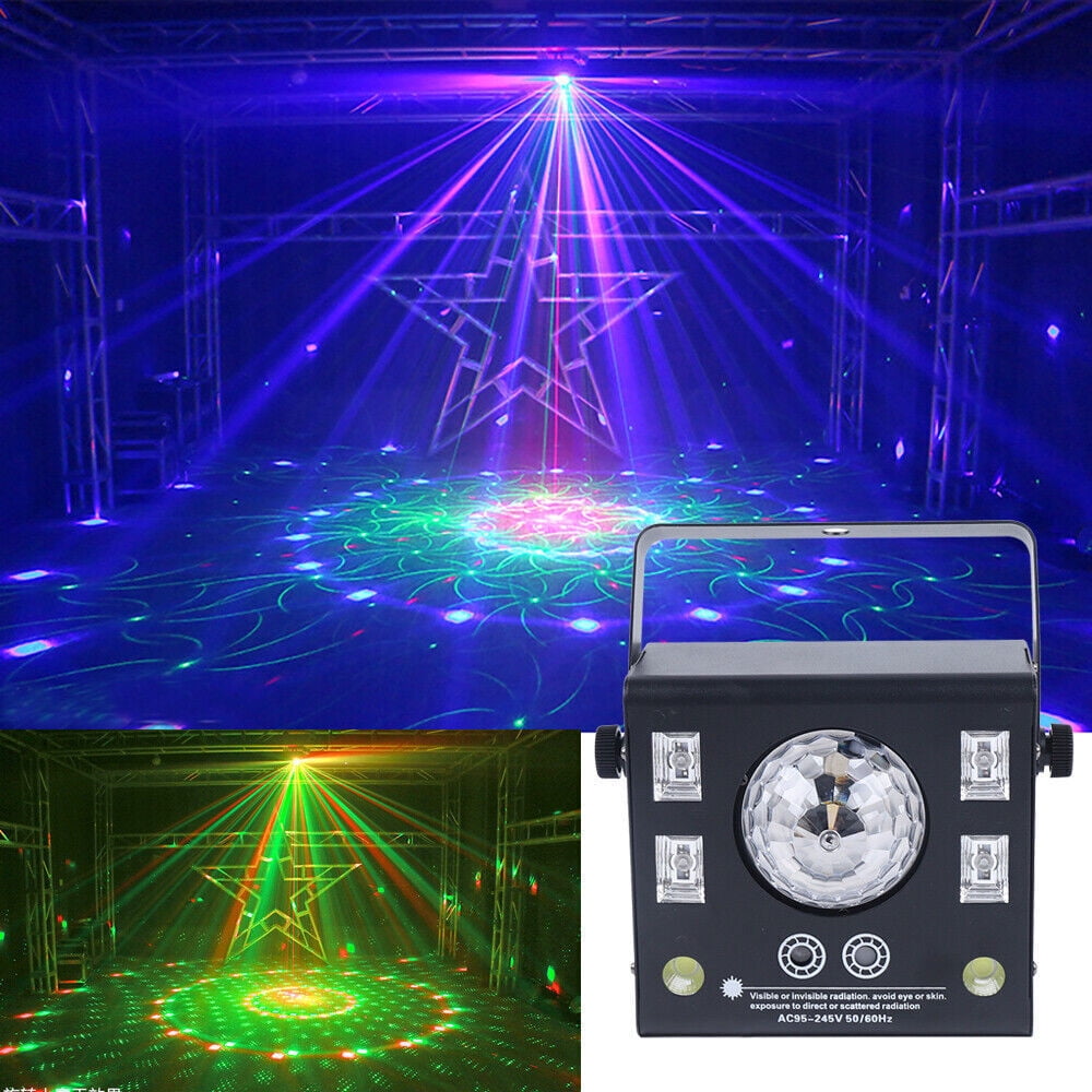 RGB Stage LED Light Lighting Laser Strobe Beam DMX Disco DJ KTV Party Projector for weddings, birthday parties