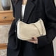 thumbnail image 1 of Bolso informal de hombro para mujer - Bolso bandolera de cuero PU - 21x13x7cm - Beige, rosa, negro, caqui, azul, 1 of 6