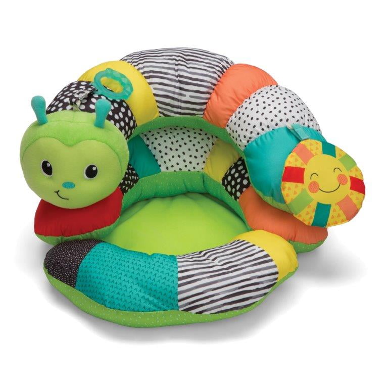 Photo 1 of Infantino Prop-A-Pillar Tummy Time & Seated Support - Pillow Support for Newborn and Older Babies, with Detachable Support Pillow and Toys, for Development of Strong Head and Neck Muscles Green
