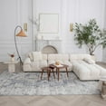 thumbnail image 3 of Rug Branch Atlas Vintage Indoor Area Rug, Blue Grey, Modern - Living Room, Bedroom, Dining Room, and Kitchen, 3 of 8