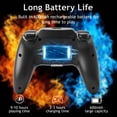 thumbnail image 2 of Wireless Controller Compatible with P4/P4 Slim/P4 Pro/Windows PC, Colorful Graffiti, 2 of 7