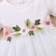 thumbnail image 5 of Ketyyh-chn99 Girls Dresses Girls Dress 2023 Short Sleeve Dress 1PCS Summer Dress White,9-12M, 5 of 5