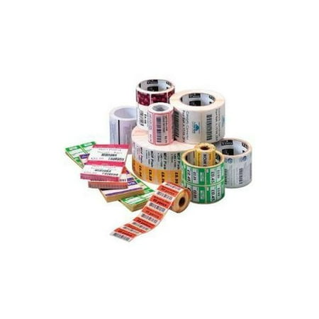 Zebra PolyPro 3000T - Perforated matte permanent acrylic adhesive polypropylene labels - white - 4 in x 6 in - 1560 labe