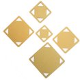 thumbnail image 4 of 5 Pcs Gabarits Carrés Modèle de Courtepointe Outil de Couture pour Patchwork Broderie, 4 of 4