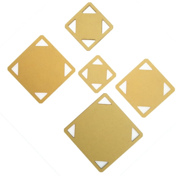 Raindrops  5 Pcs Quilting Rulers Square Template Trim Sewing Tool