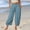 Light Blue women elastic waist harem pants a1, variant on Elastic Waist Harem Pants for Women Wide Leg Casual Loose with Pockets Ankle Length Drawstring Trousers Workout Lounge Yoga Beach Travel Clothes, Light Blue M