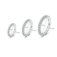 thumbnail image 2 of QQTDFG 1 Pc Surgical Steel Nose Ring Hoop Septum Piercing CZ Cartilage Earrings Jewelry-Rose gold-16G-6mm, 2 of 9