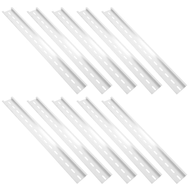 Phenofice 10Ud Soporte Din Rail De Aluminio Con Ranuras Para Fijación Segura En Instalaciones Eléctricas