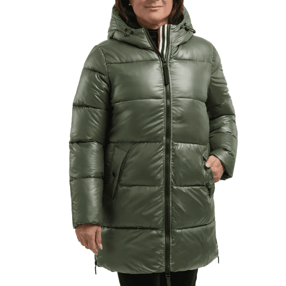 Hunter Women's Puffer Jacket Green Large