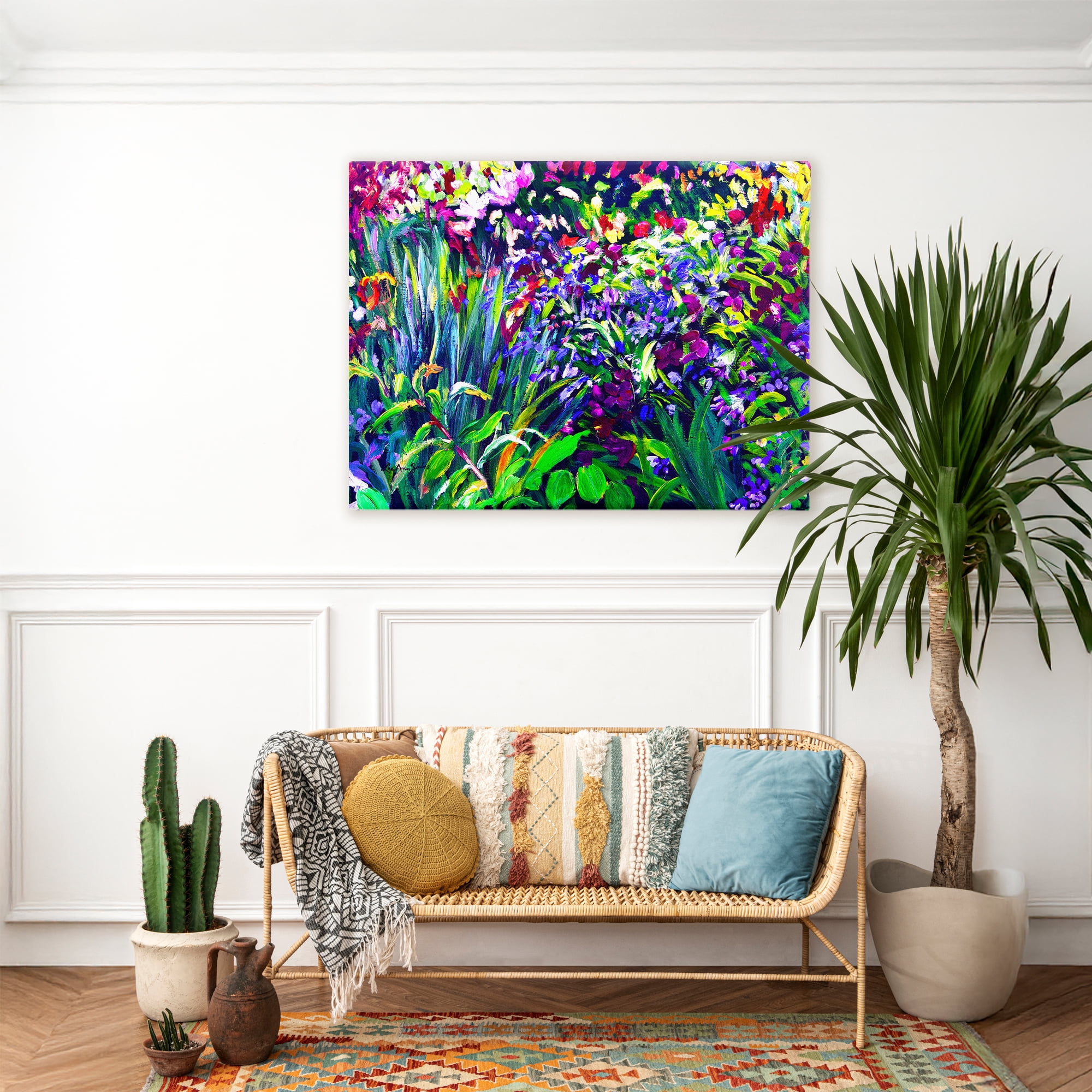 Stupell Industries Vibrant Confetti Garden Canvas Wall Art, design by Lee Ann Zirbes
