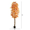 thumbnail image 4 of Nearly Natural Autumn Deluxe Maple Artificial Potted Tree - 9', 4 of 4