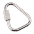 thumbnail image 2 of Transemion Portable Outdoor Carabiner Keychain Stainless Steel Quick Link 6mm 1Set, 2 of 6