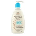 thumbnail image 4 of Aveeno Baby Daily Moisture Bath Body Wash & Shampoo, Oat Extract, 12 fl oz, 4 of 8