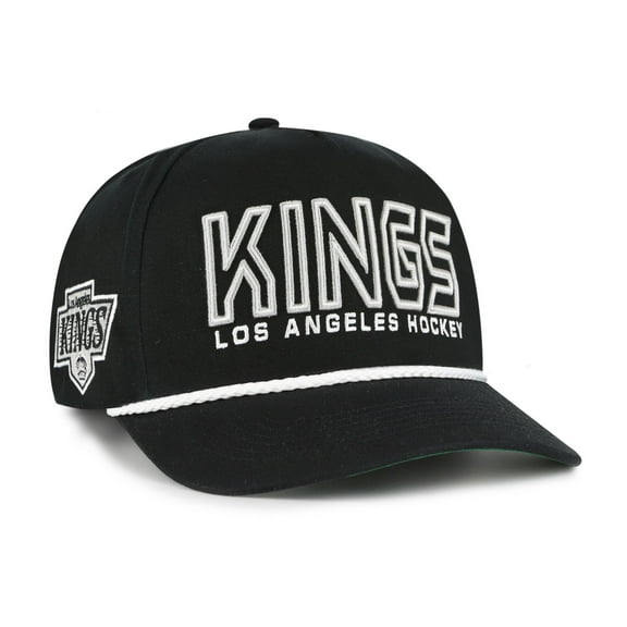 Men's '47 Black Los Angeles Kings Byline Hitch Adjustable Hat