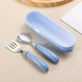 thumbnail image 5 of Portable Stainless Steel Cutlery Set | Spoon & Fork with Storage Box | Food Grade Tableware for Travel, Picnic & Office Lunch, 5 of 6