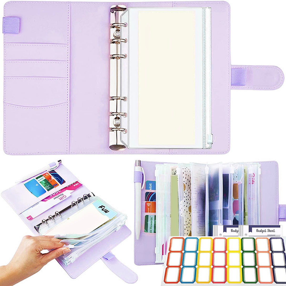 A6 Binder Notebooks Office Supplies Cuaderno Planner Budget Book