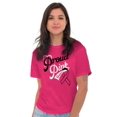 thumbnail image 3 of Proud Pink Breast Cancer Supporter Women's Graphic T Shirt Tees Brisco Brands M, 3 of 6