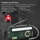 thumbnail image 3 of 5 en 1 LED Handcrank Solar Weather Radio SOS Alarm FM AM SW Power Bank (Verde) Tmvgtek Para Estrenar, 3 of 7