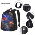 thumbnail image 3 of Balery Jungle Path Glowing Mushrooms Mochila escolar 3 en 1 para niños: mochila resistente con lonchera térmica y estuche para lápices. Mochila escolar para niños y niñas., 3 of 7