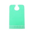 thumbnail image 2 of Waterproof Oil-Resistant Adult Bib No-Wash Design With Bottom Pocket for Elderly Patients Home Dining Daily Meals Nursing Care(Fluorescent Green L), 2 of 5