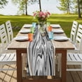 thumbnail image 4 of Table Runners 70 Inches Long Dress Scarves, Grey Marble Farmhouse Coffee/Dining/Kitchen Table Decor, Holiday Table Runner, Modern Abstract Art Ink Painting 13x70 Inch, 4 of 9