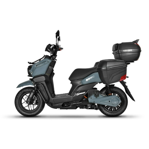 EMMO NOK Ebike - Electric Scooter - 110 km Long Range - Huge Storage- QS Motor - Grey