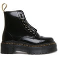 thumbnail image 2 of Dr Martens Vegan Sinclair Women's 8 Eyelet Zipped Tongue Platform Boots In Black Size 5, 2 of 6