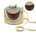 thumbnail image 3 of Bolsa de hombro para hámster, transpirable, suave, cálida, correa ajustable, pequeña bolsa de transporte para mascotas, para conejillo de indias, planeador del azúcar, talla única, verde, 3 of 5