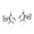thumbnail image 2 of Resilient Marine Turtles .925 Sterling Silver Stud Earrings, 2 of 5