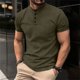thumbnail image 1 of Ceisia Men's Gradient Printed Casual Elastic Sports Round Neck Active Top Gift, 1 of 6