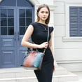 thumbnail image 6 of HMSHA Women Purse Satchel Bag Long Crossbody Classy Tote Bag Top Handle Vegan Leather Ladies Handbags Embossed Pattern, 6 of 8