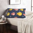 thumbnail image 6 of Susaid Cute Puffer Fish Print Pillowcases Multiple Size, Pillow Cover Super Soft Envelope Closure Standard Pillow Case-14"x20", 6 of 6