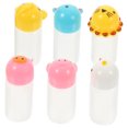 thumbnail image 4 of Raindrops Mini Sauce Bottles for Storing Various Condiments Portable Plastic Travel Condiment Jars Multi Color 6 Pieces, 4 of 8