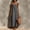 Gray, variant on Prom Dress Ladies Easter Dress Party Dresses Long Dress Women's Solid Summer Beach Maxi Dress Sleeveless Spaghetti Strap Dress White 2X