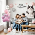 thumbnail image 6 of 18-Piece Ragdoll Cat Balloon Set with Pink Gray Paw Print Balloons for Cat Birthday Party, Gotcha Day, Adoption Day Decorations, 6 of 8