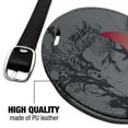 thumbnail image 4 of Superman Dark Persona Round Leather Luggage Card Suitcase Carry-On ID Tag, 4 of 6